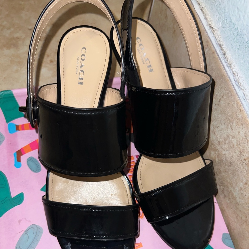 Coach heels size 8 woman’s